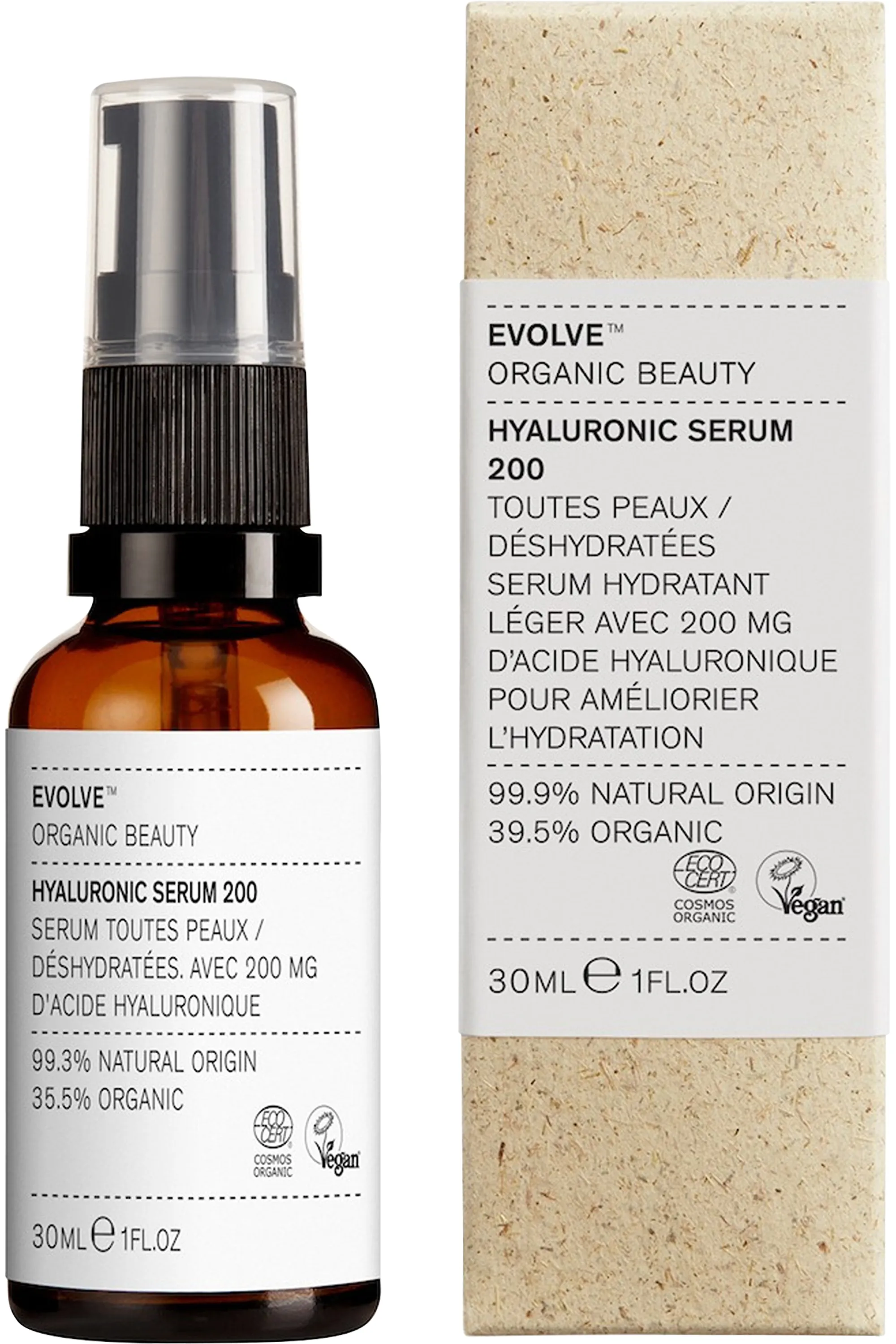 Evolve Beauty Sérum visage à l’acide hyaluronique-30 ml