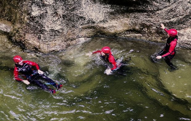 Canyoning in Schneizlreuth als Geschenk