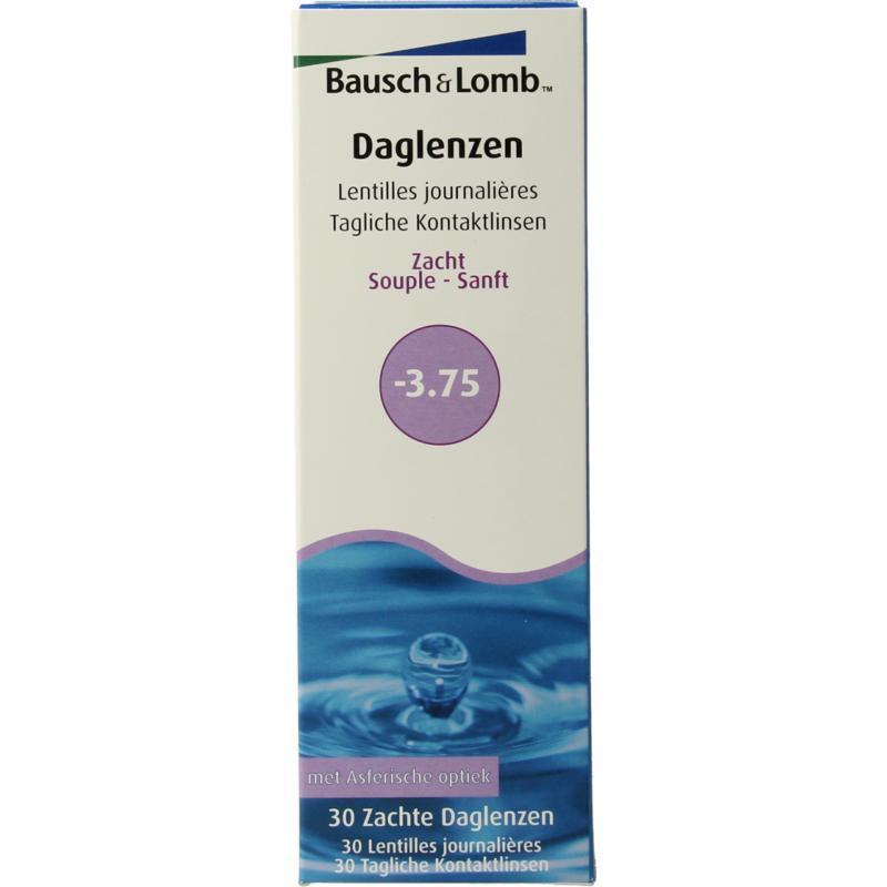 Bausch & Lomb Daglenzen -3.75 30 Stuks