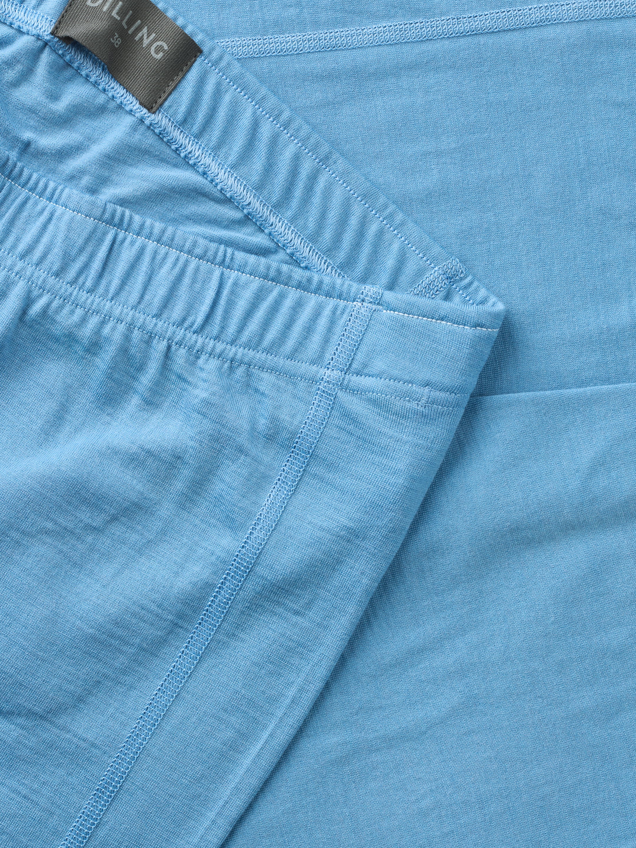 Legging van merinowol voor dames in Ijsblauw