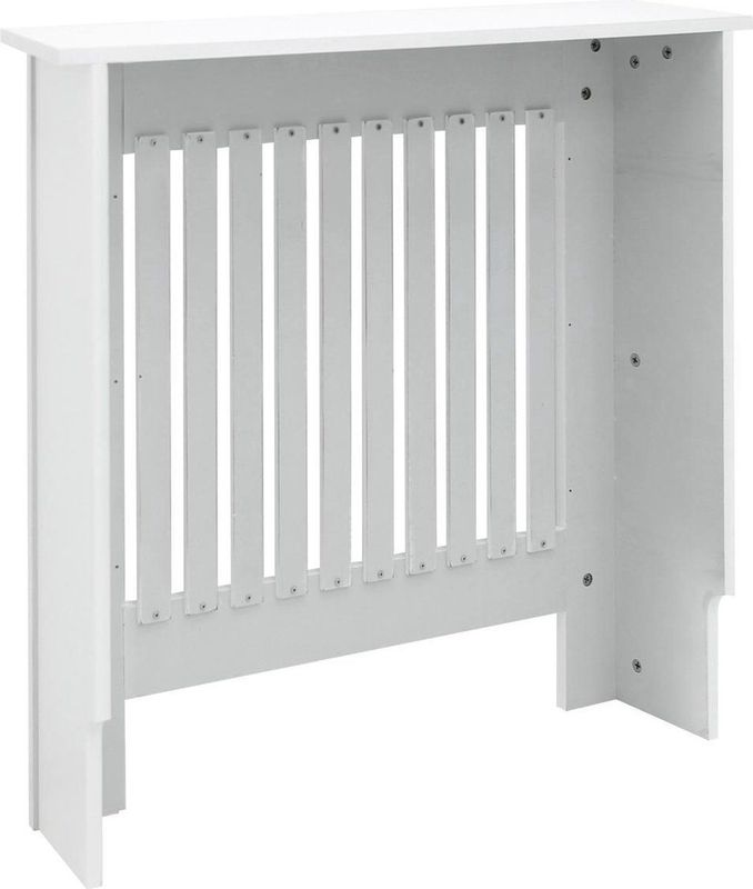ECD Germany - Radiatorbekleding - Wit - MDF - 78x19x82 cm