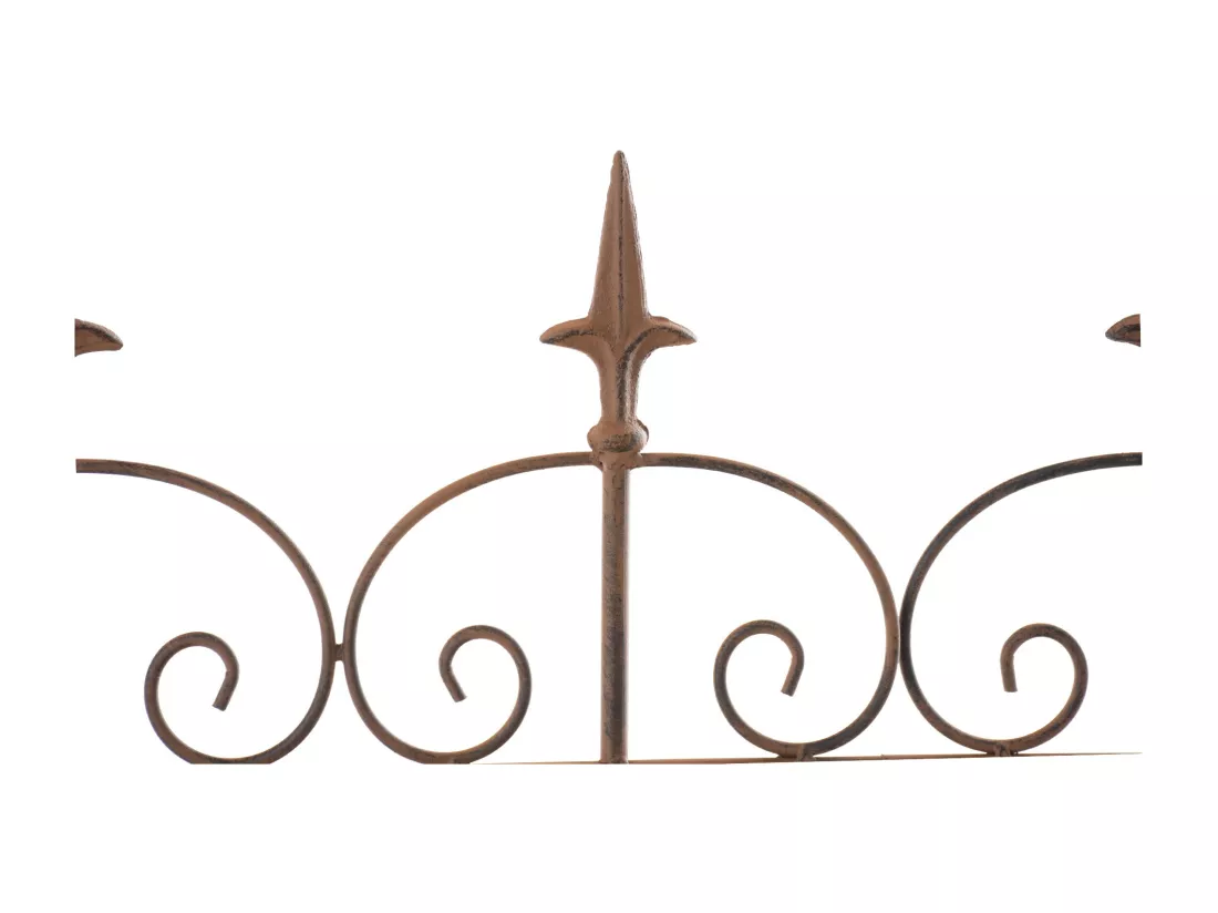 Clôture de jardin - Métal - Marron antique - Mangold
