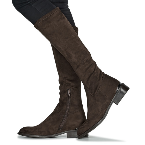 JB Martin - AMOUR - TOILE SUEDE STRETCH EBENE