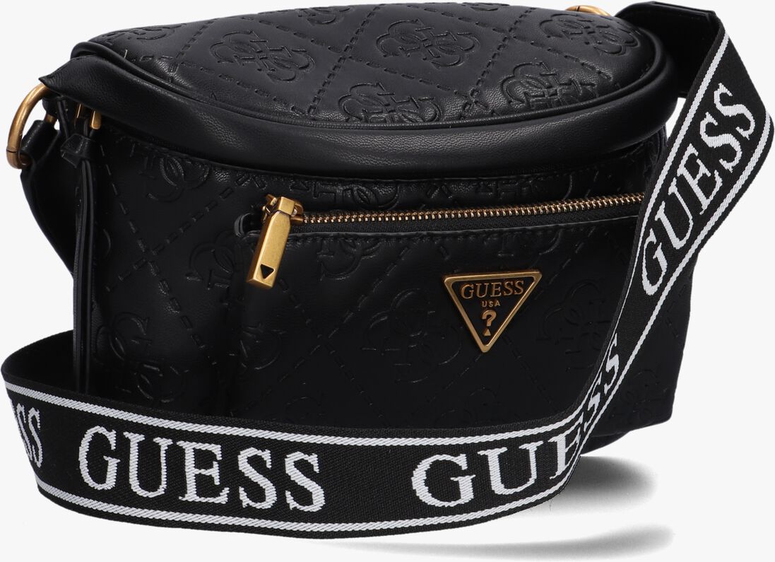 GUESS zwarte guess schoudertas power play mini sling