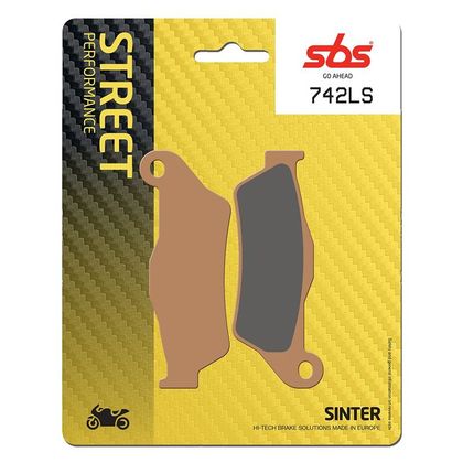 Plaquettes de freins SBS 742LS Sinter Métal Fritté arrière