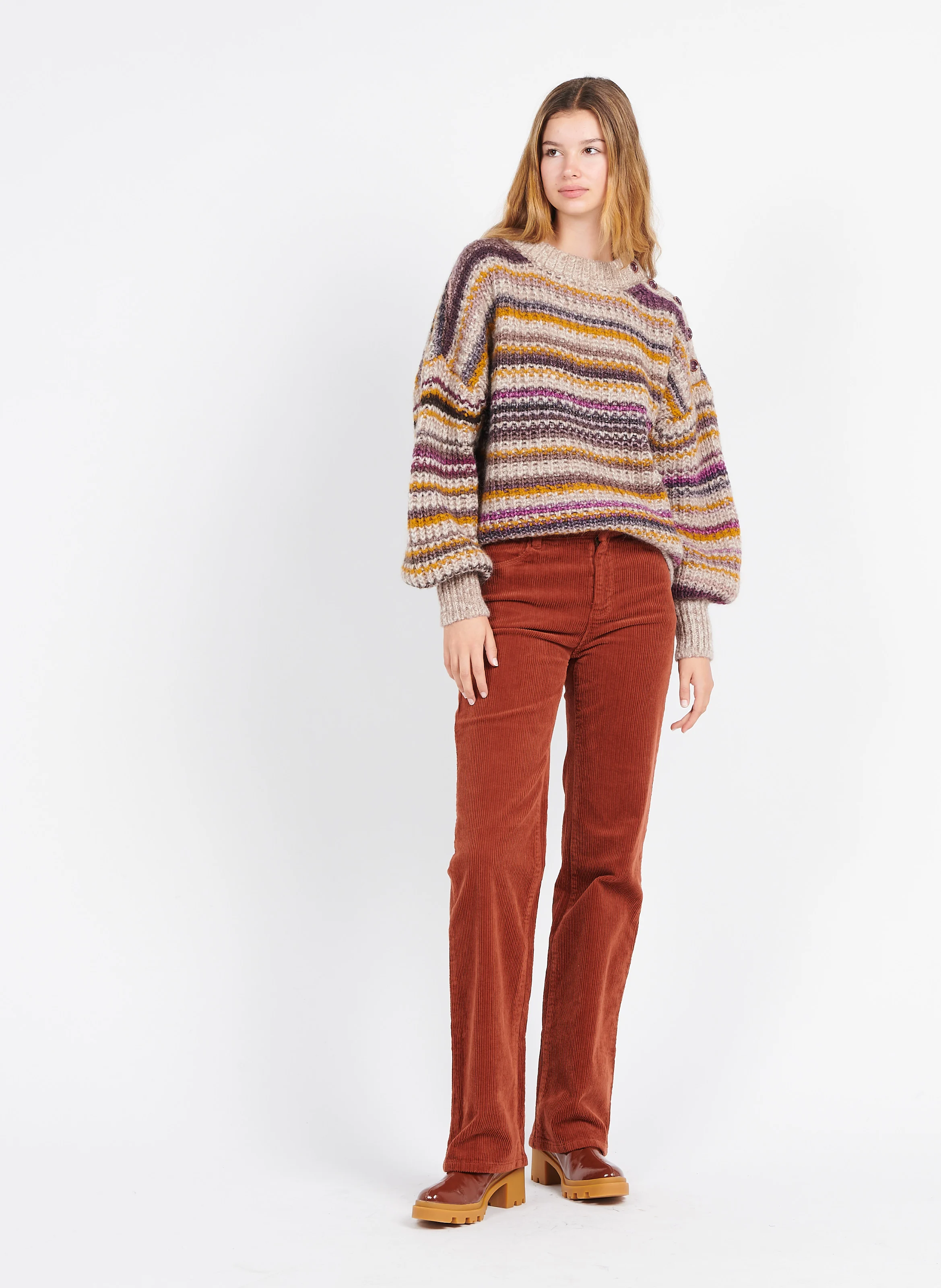 DELIZIA - Bottines vernies à talon| Marron