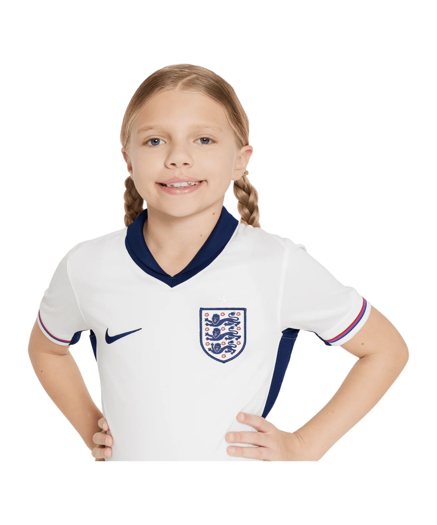 Nike England Trikot Home EM 2024 Kids Weiss F100