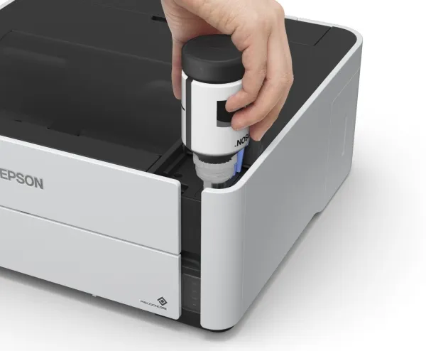 Epson EcoTank M1180 - Printer - S/H - Duplex - blækprinter - kan genopfyldes - A4/Legal - 1200 x 2400 dpi - op til 20 spm - kapacitet: 250 ark - USB 2.0, LAN, Wi-Fi