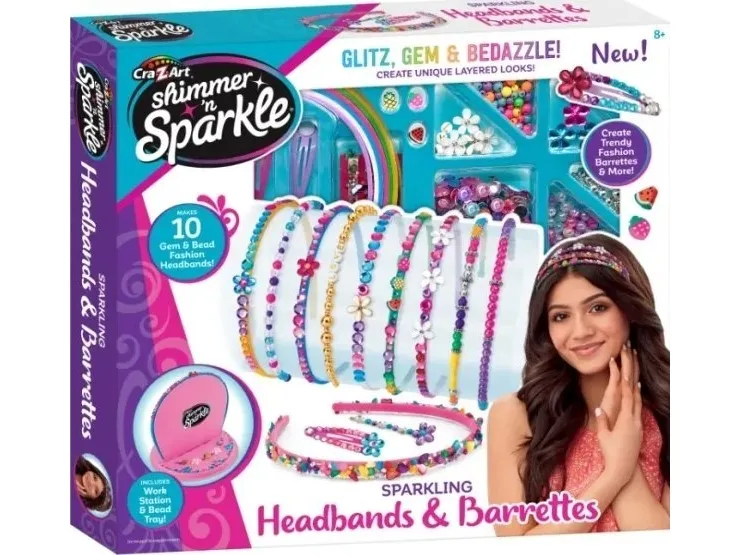 SHIMMER N SPARKLE HEADBANDS AND BARRETTES