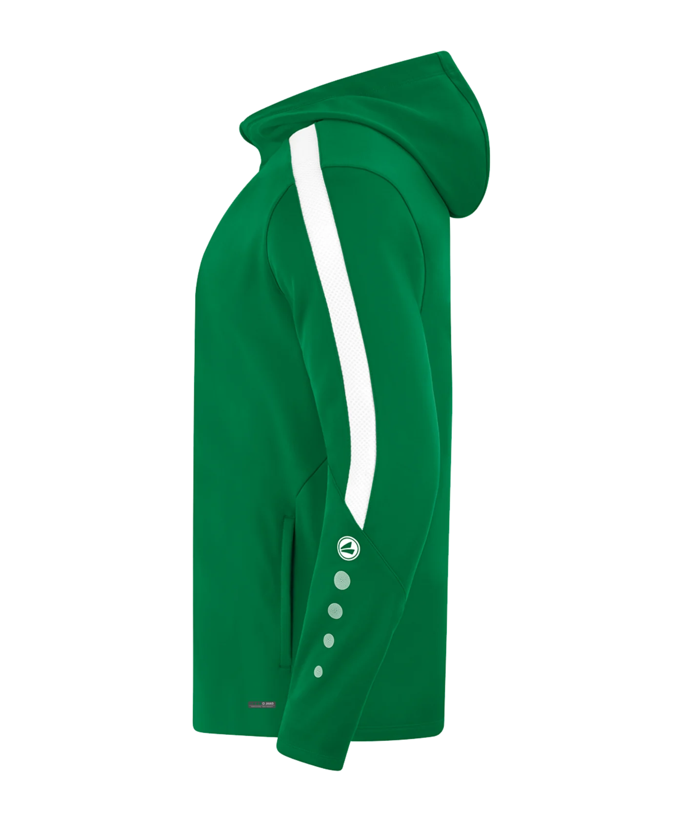 JAKO Power Kapuzenjacke Kids Grün Weiss F200