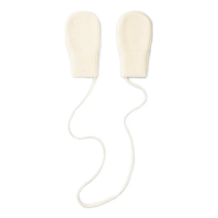 Gray Label Moufles en Maille Bébé | Ecru