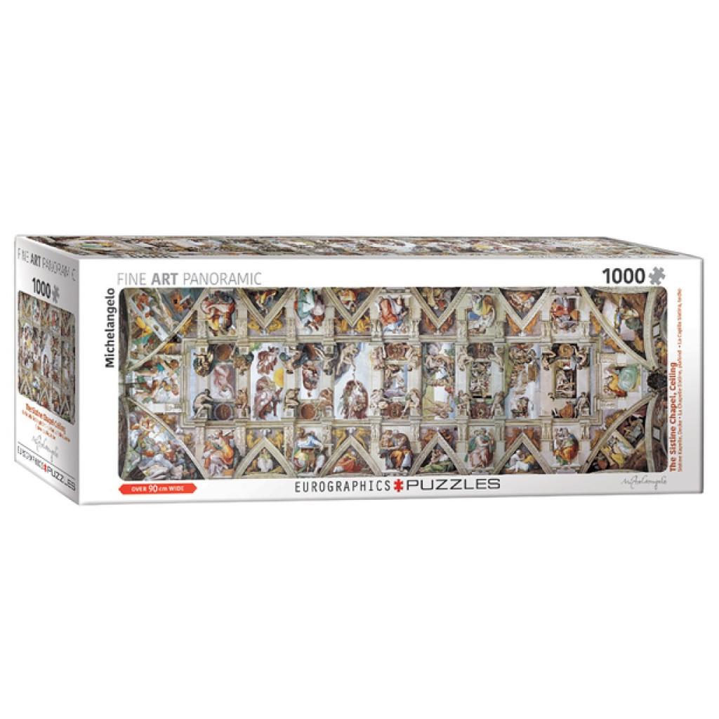 Puzzle - Michelangelo - La Chapelle Sixtine Panoramique - 1000 Pièces