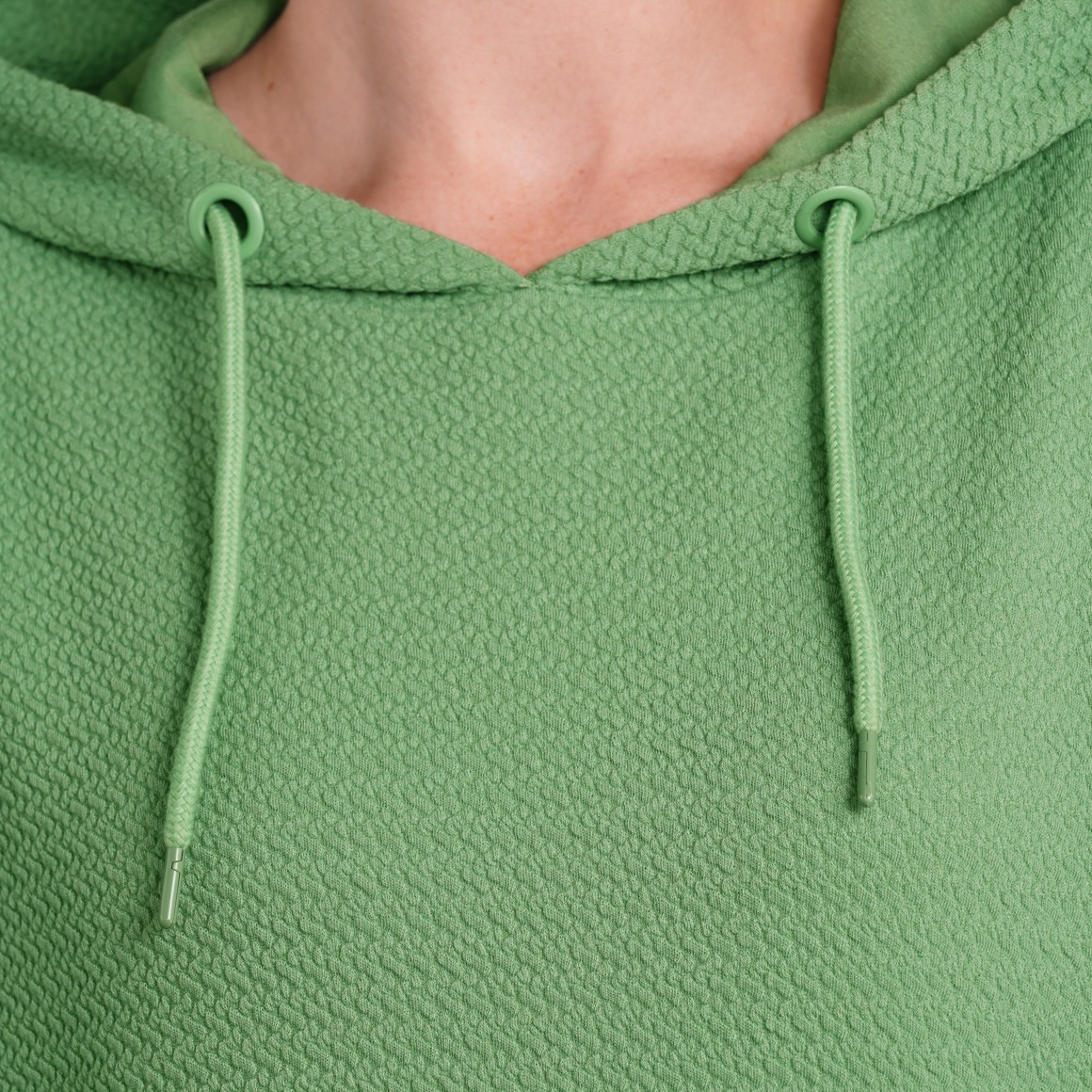 Gina Benotti Damen Hoodie mit Bluseneinsatz hellgrün