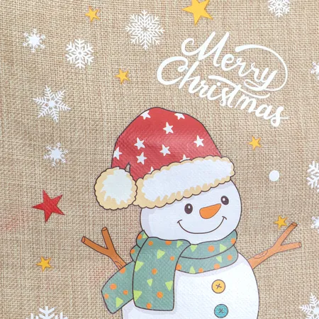Idena Weihnachtsstrumpf Motiv Schneemann, ca. 31x46cm