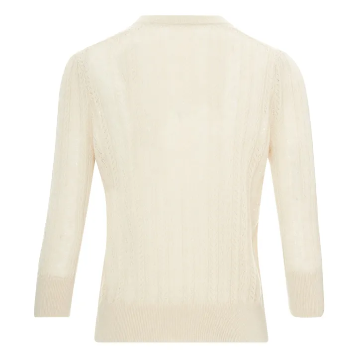 Bellerose Pull Rybu Laine Mérinos Extra fine - Collection Femme | Ecru