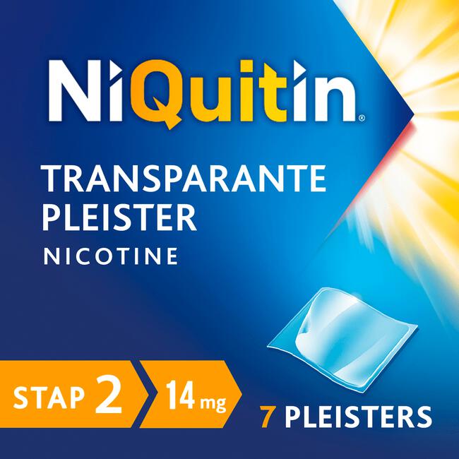 NiQuitin Clear Pleisters 14 mg Stoppen met roken