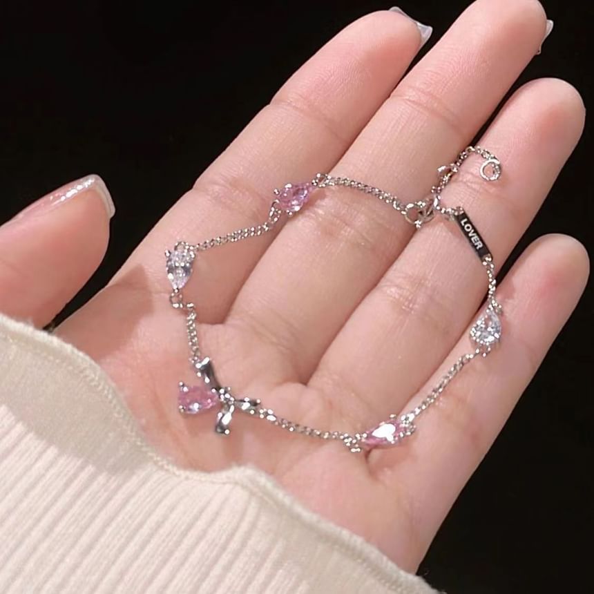 Chimerro - Strass Bloemen Armband