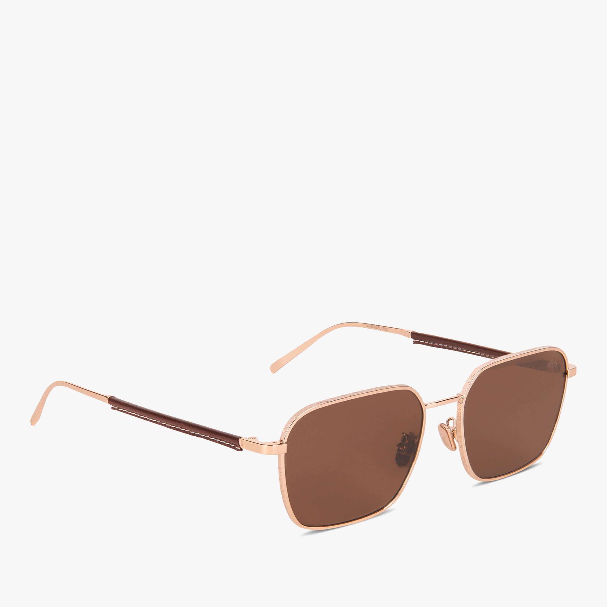 Lunettes De Soleil Mercury En Metal et Cuir