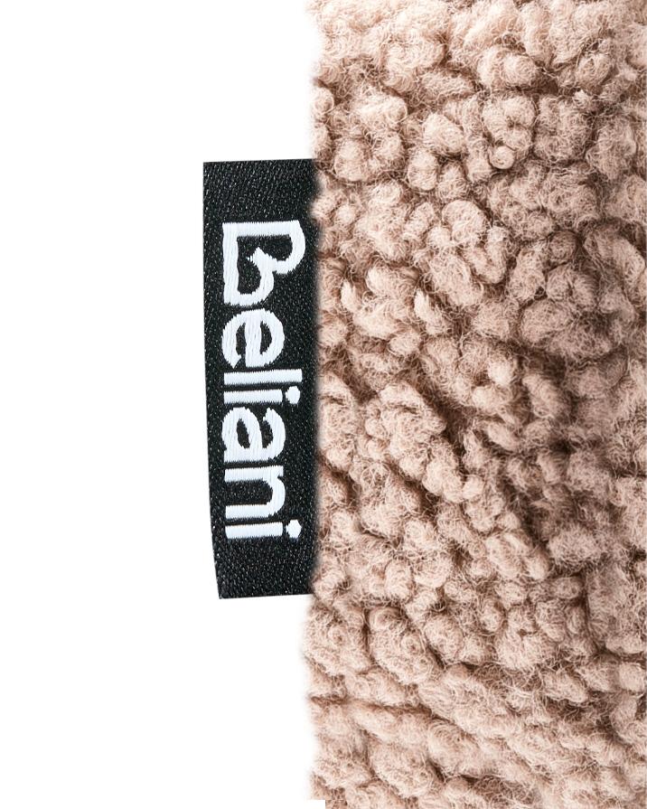 Fauteuil ALPHA Bouclé Taupe