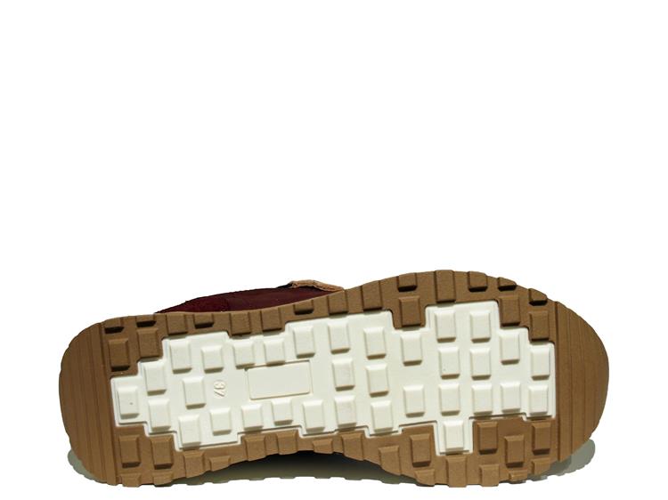 AQA Shoes A8433 lb capuccino/velour chianti