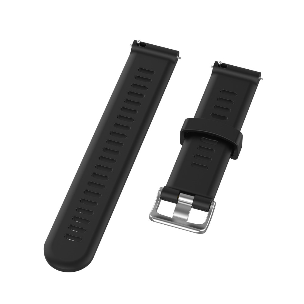 Samsung Galaxy Watch Active 2 (40mm) Ersatz Sport Silikon Armband (Gelenkumfang: 165 - 205mm) - Schwarz