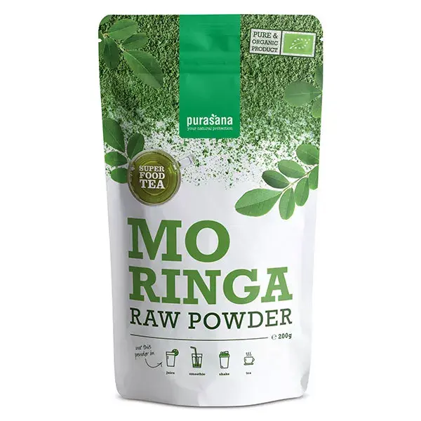 Purasana Moringa Crua em Pó 200g