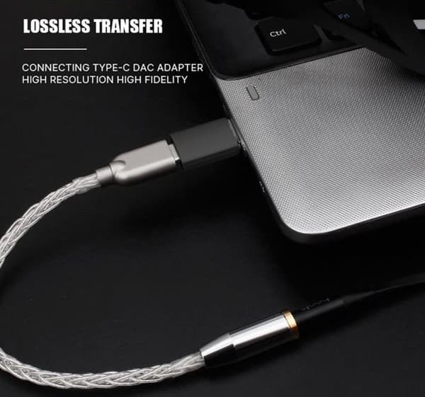 INF USB 3.0 (hann) til USB-C (hun) adapter Sort