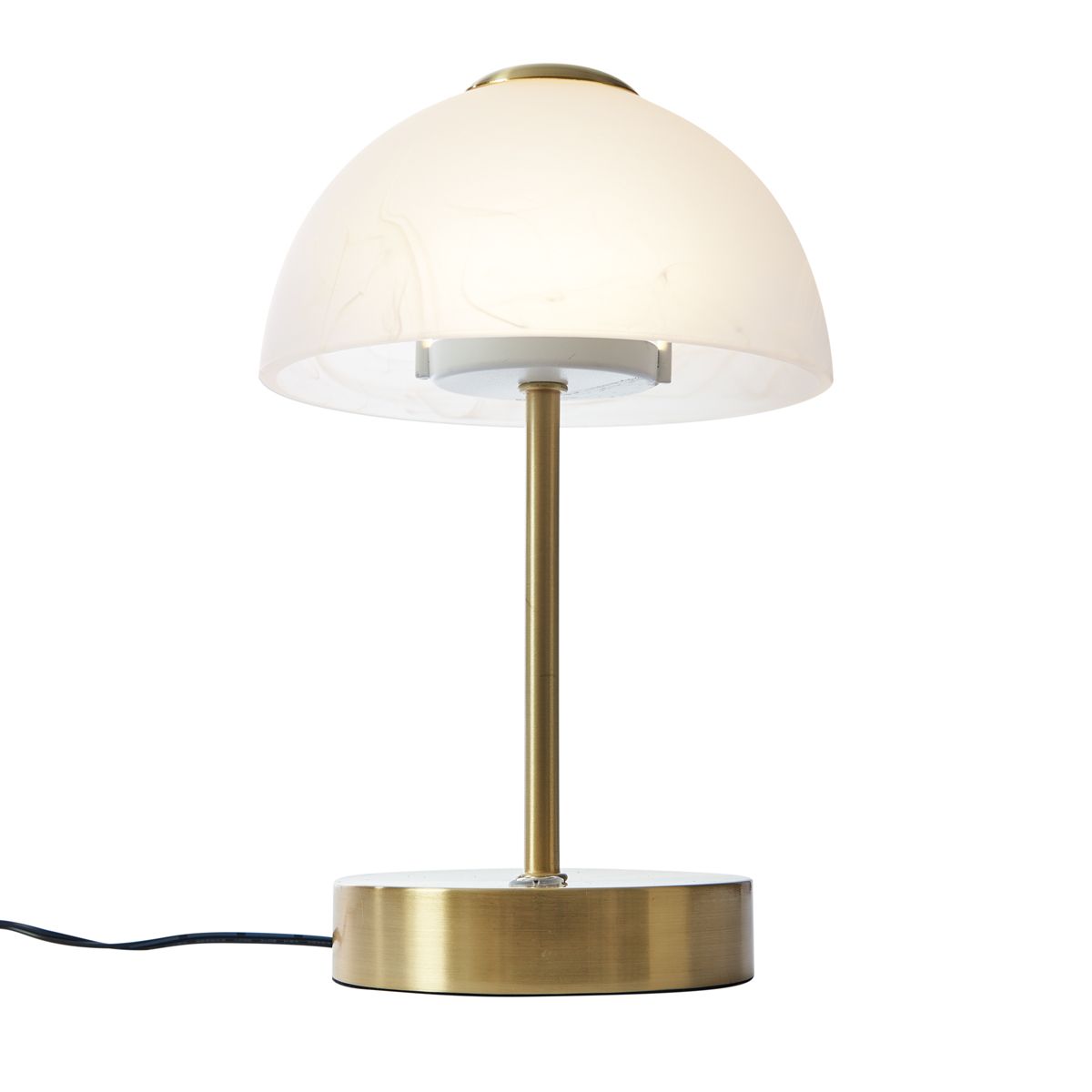 Design tafellamp goud met opaal glas incl. LED dimbaar - Joya
