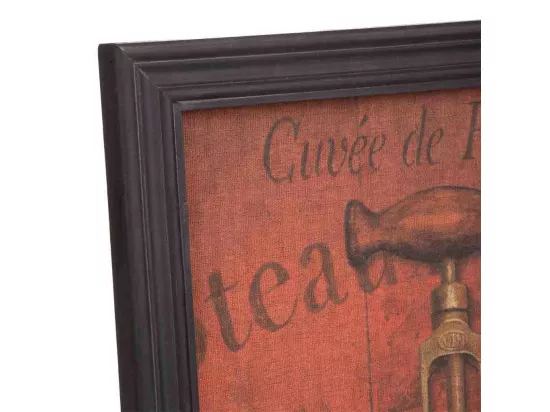 Cadre en bois et toile 33x43x1,8h