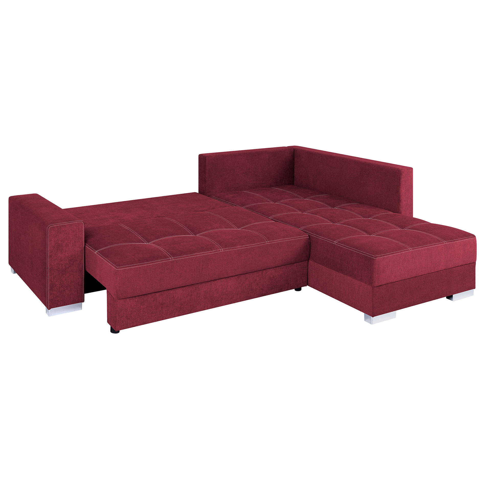 Ecksofa - berry - mit Liegefunktion