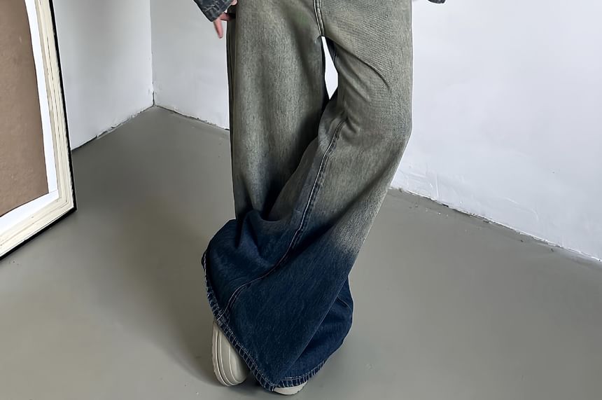 Savenne - Gewassen denim jack met rits