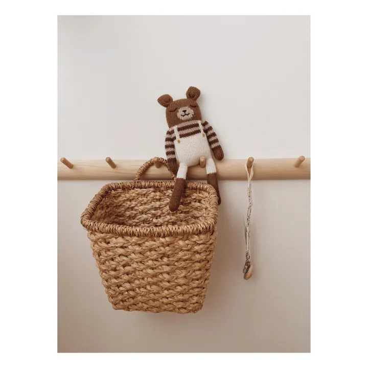 Main Sauvage Doudou Ourson salopette | Ecru