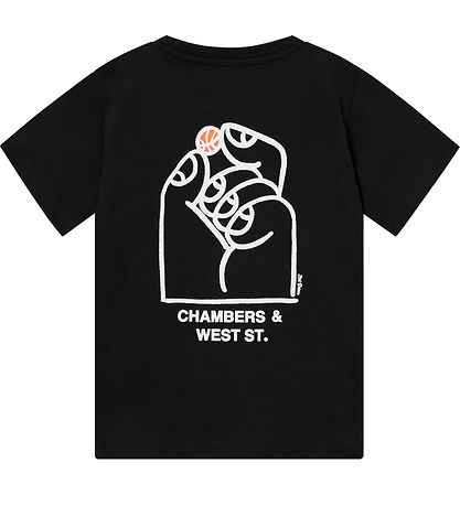 Les Deux T-shirt - Washington - Blåck/ Light Ivory