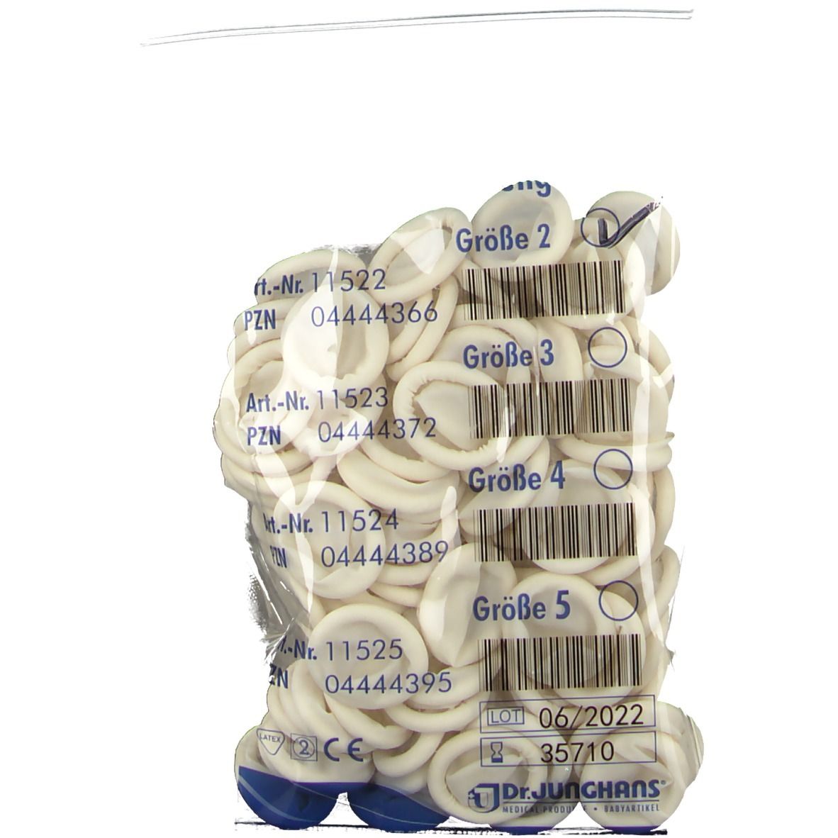 Dr. Junghans® Fingerling Op Latex Gr. 2