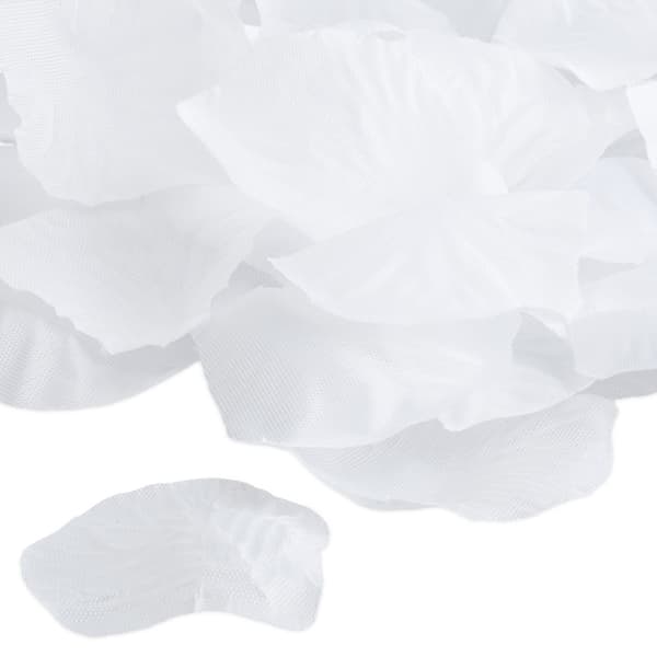 Konfetti kanon hvite roseblader
