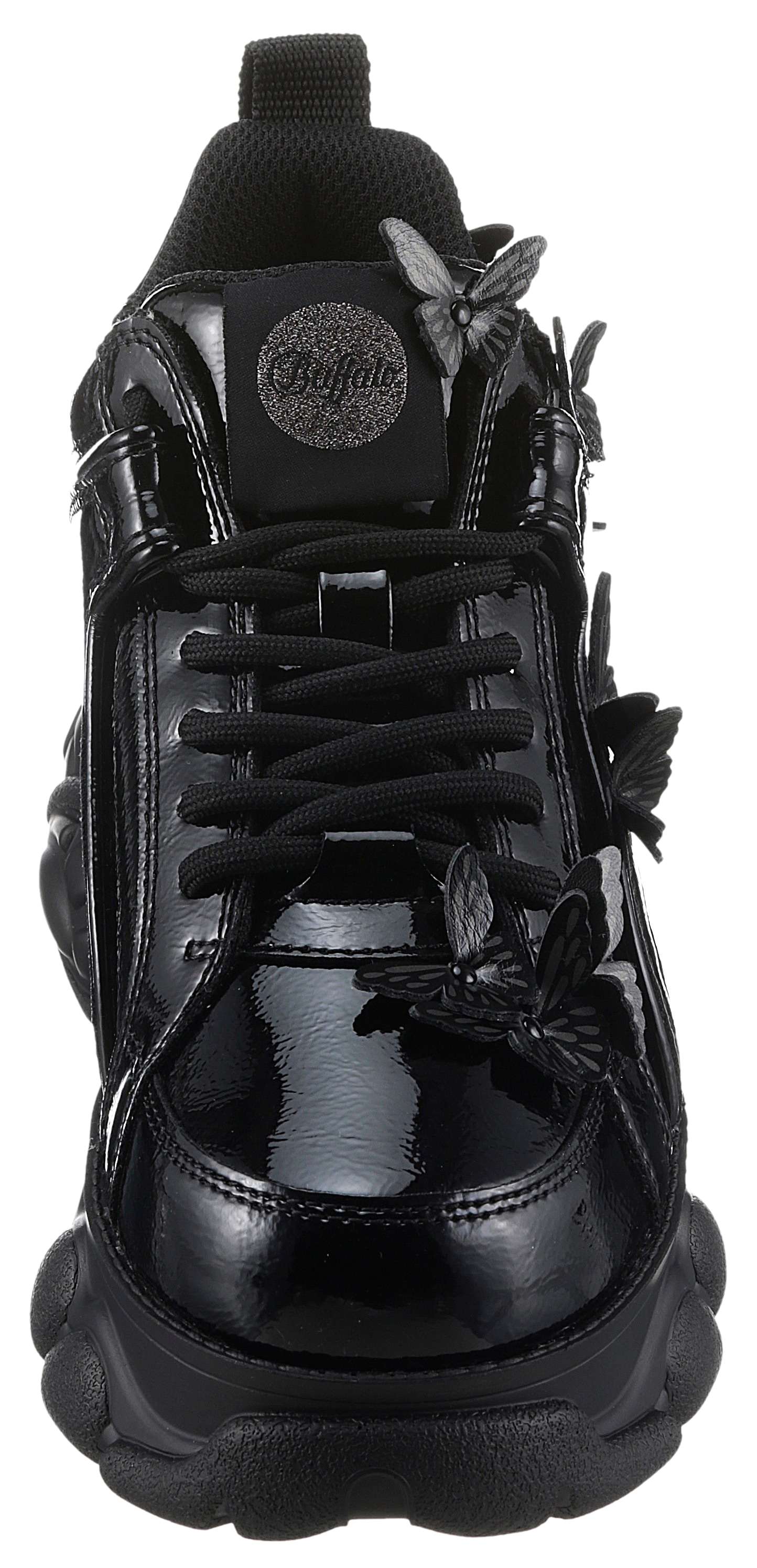 Buffalo Plateausneaker »CORIN BUTTERFLIES«  , Freizeitschuh, Halbschuh, Schnürschuh, Streetwear, vegan