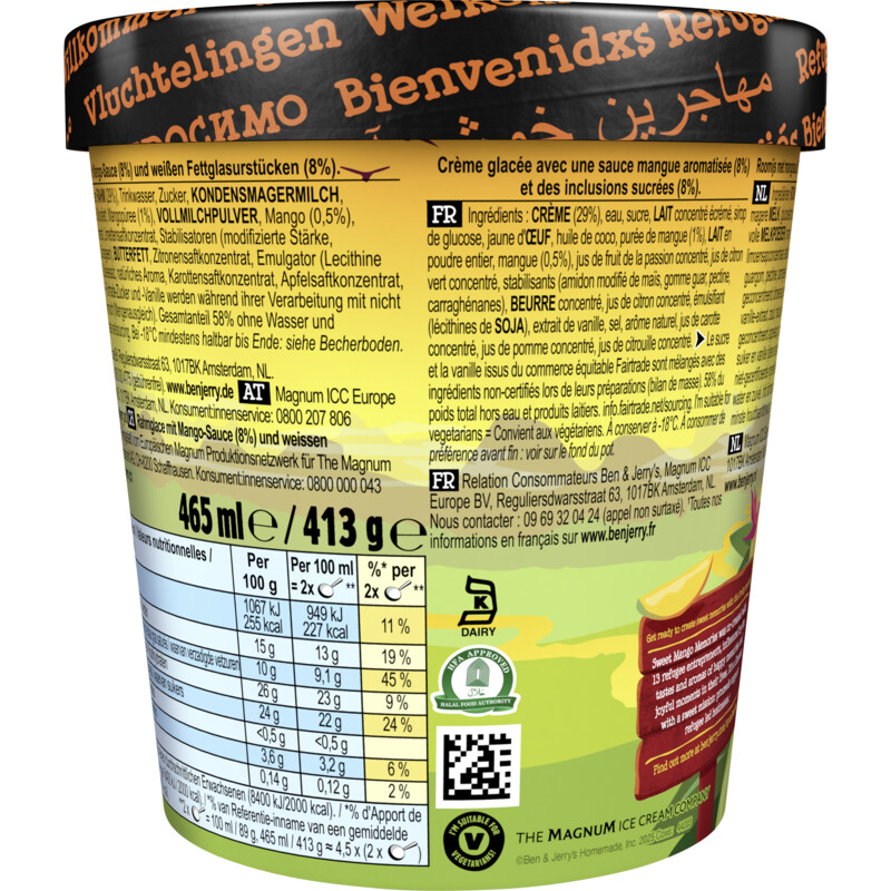Ben & Jerry's Sweet mango memories