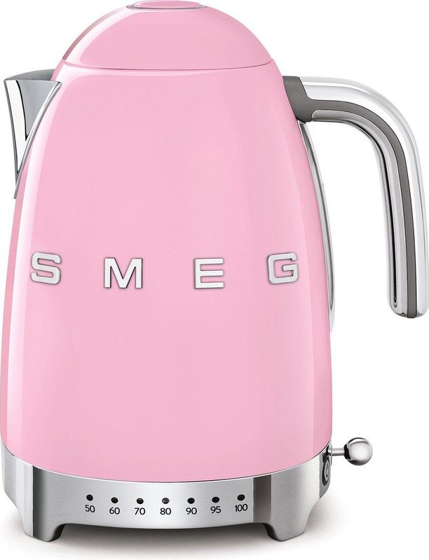 SMEG KLF04PKEU - Waterkoker - Roze - 1,7L - 7 Temperaturen