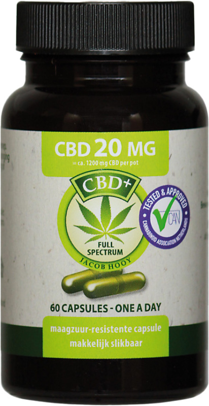 Jacob Hooy CBD 20mg 60 capsules