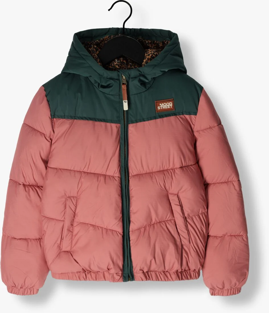 MOODSTREET roze moodstreet gewatteerde jas girls jacket puffer