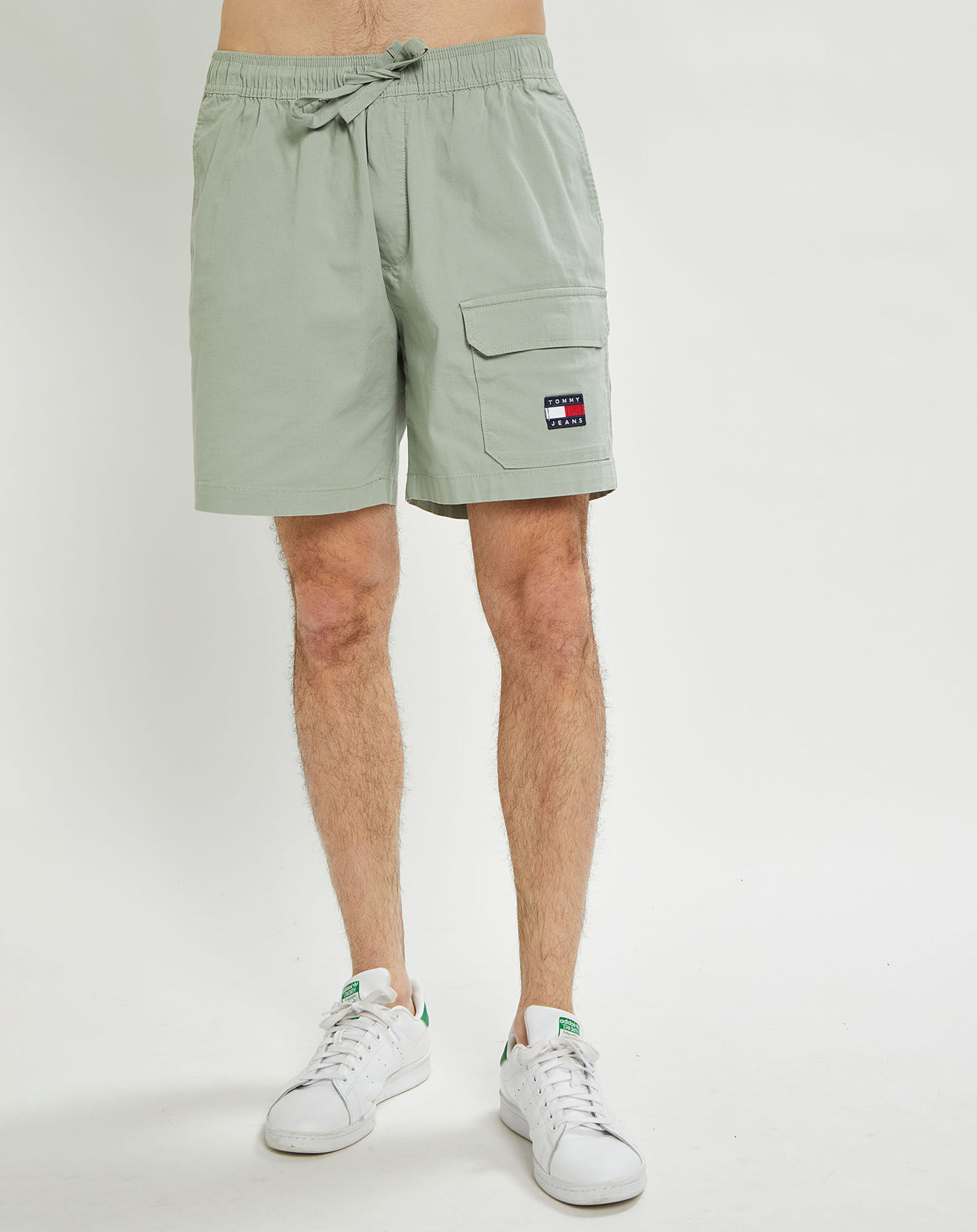 Tommy Jeans Short cargo Pocket Beach vert de gris