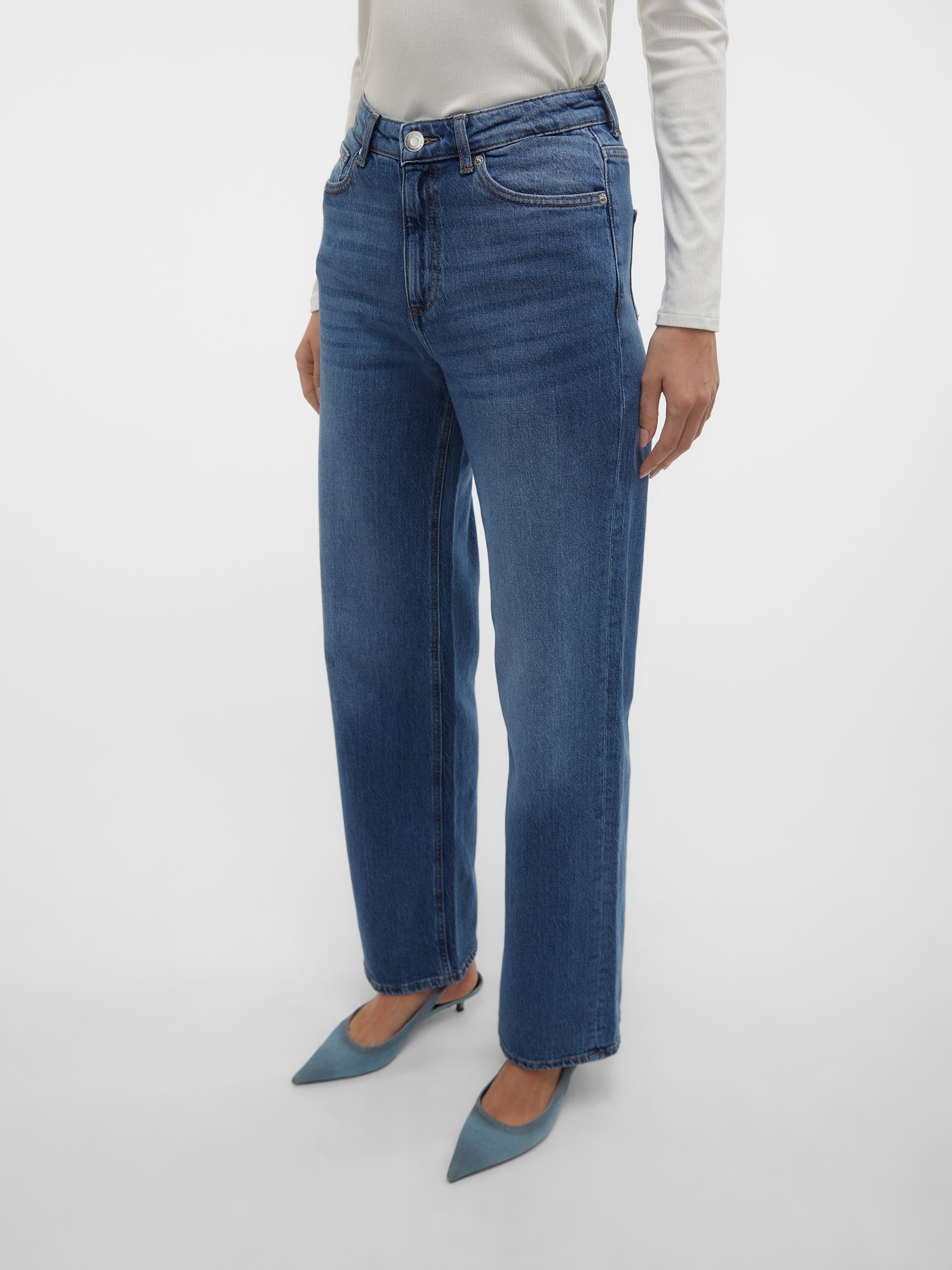 VMTESSA High rise Wide leg fit Jeans