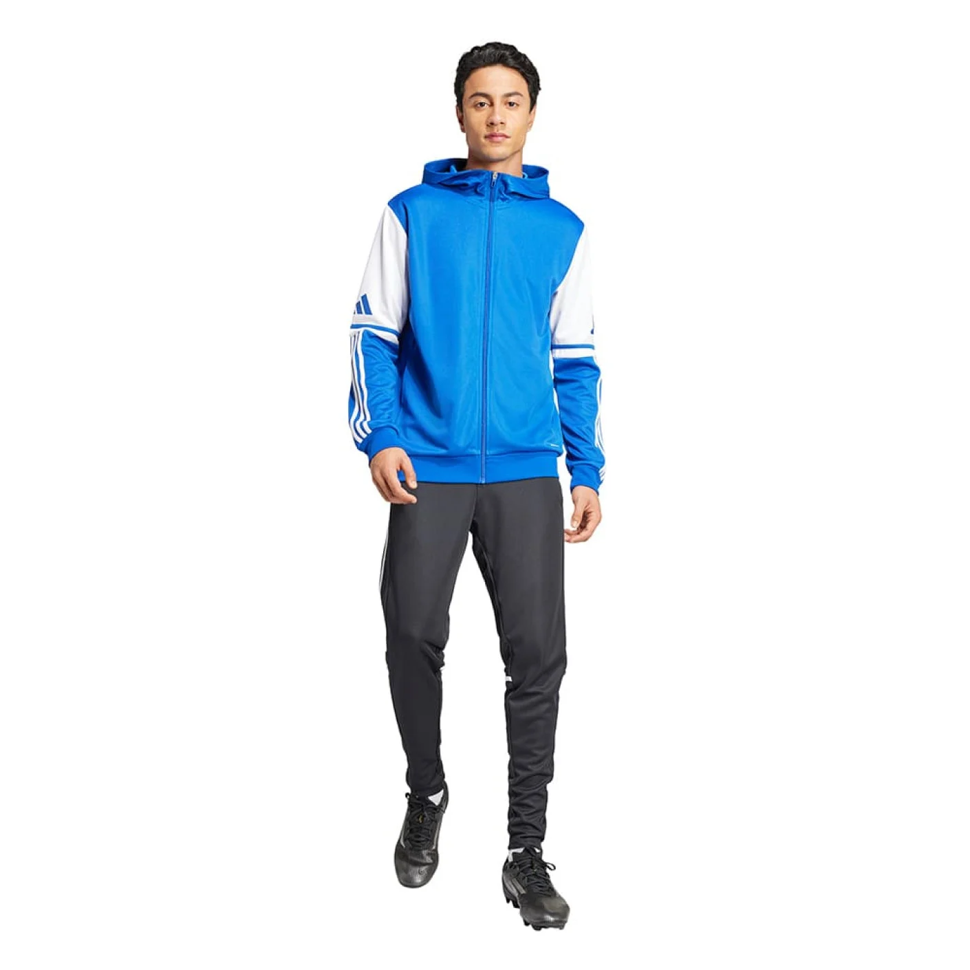 Adidas Squadra 25 Hooded Trainingsjack Blauw Wit