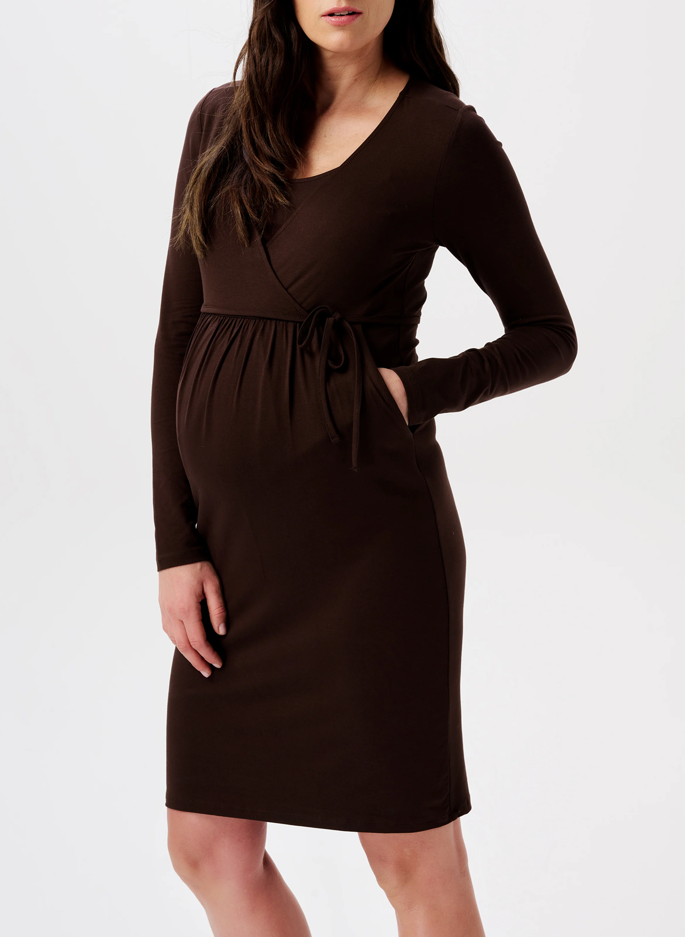 GAJA - Robe courte d'allaitement| Beige