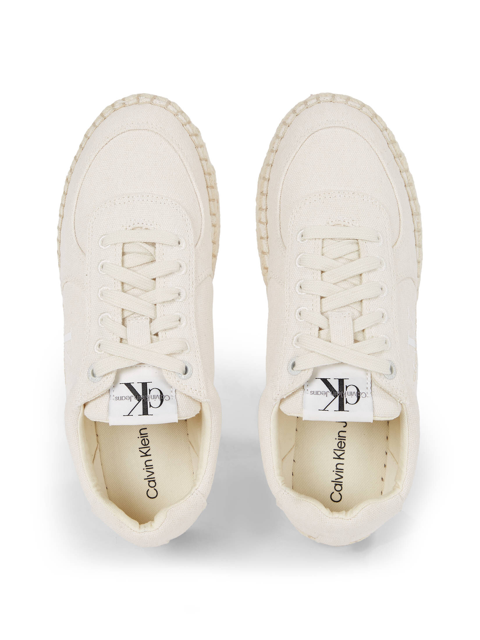 CALVIN KLEIN JEANS| Damen Espadrilles Sneaker mit Plateau