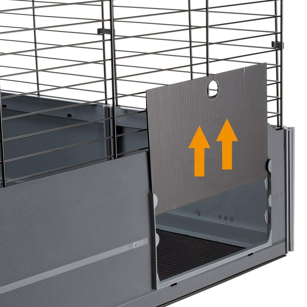 Cage pour cochons d'inde multipla open 107,5x72x50 cm noir