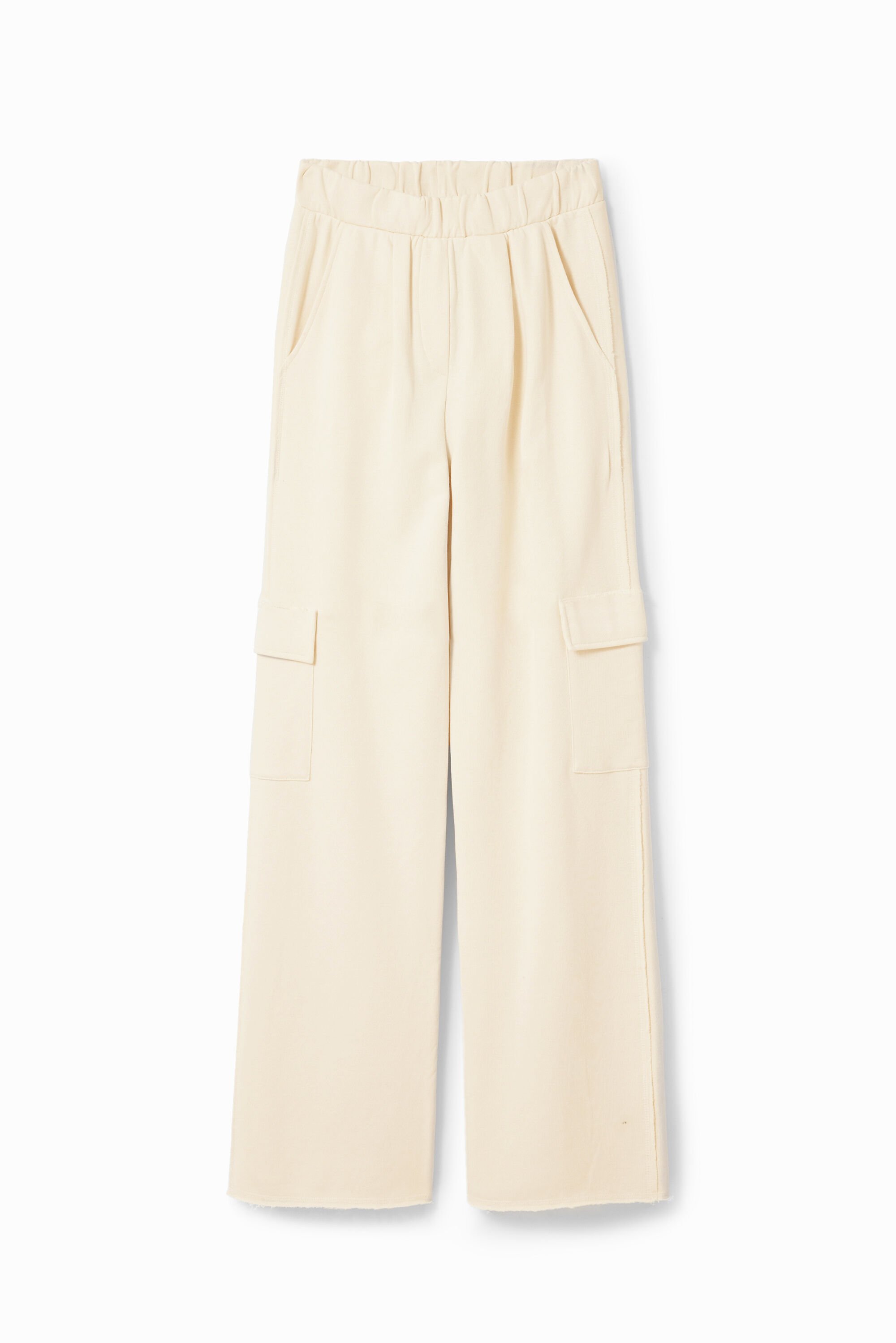 Pantalon cargo wide leg