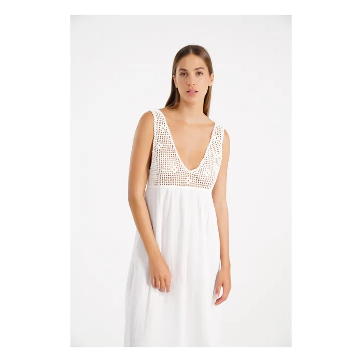 She Made Me Robe Shanti Crochet | Ivoire