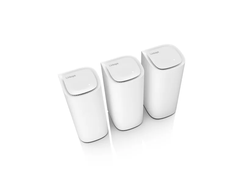Linksys VELOP Pro 7 - Wi-Fi-system - (3 routere) - op til 9000 sq.ft - mesh 1GbE, 2.5GbE, Wi-Fi 7 Multi-Band