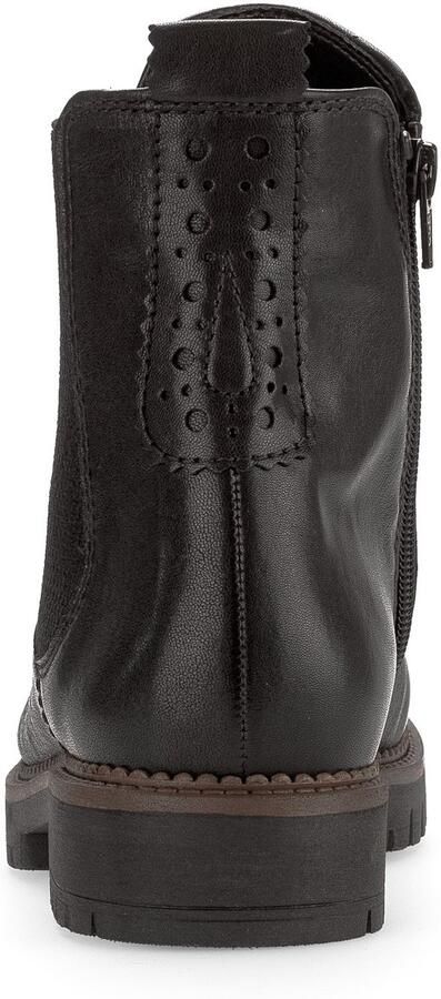 GABOR Chelsea Boots Dames 721 Maat: 38 5 Materiaal: Leer Kleur: Zwart